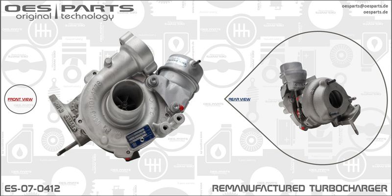 OES PARTS Компрессор, наддув ES-07-0412